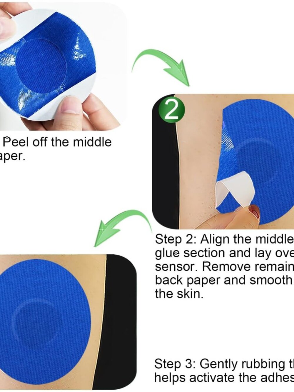Freestyle Waterproof Libre 2 Sensor Covers, 20Pack Adhesive Patches for Libre 2 - Picture 5 of 8
